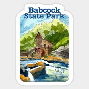 Babcock State Park, West Virginia Sticker